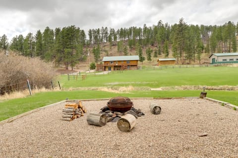 Hill City Log Cabin Along Newton Creek! Cabin in West Pennington