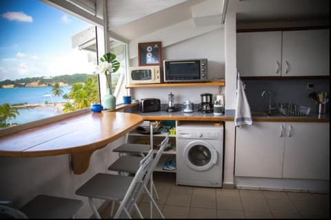 Natural landscape, Kitchen or kitchenette, Dining area, stove, toaster