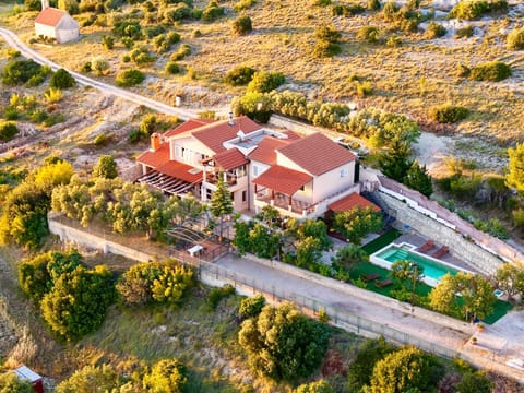 Property building, Garden, Sunset