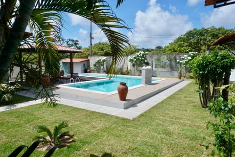 Day, Natural landscape, Garden, Garden view, Pool view, Swimming pool, sunbed