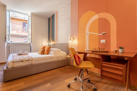 Bed, Photo of the whole room, Bedroom, hair dresser