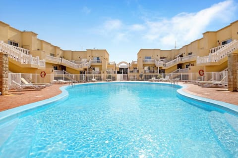 Property building, Living room, Swimming pool