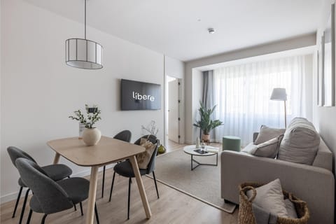 Living room, Seating area, Dining area