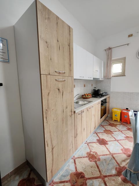 Kitchen or kitchenette, dishwasher, oven, stove