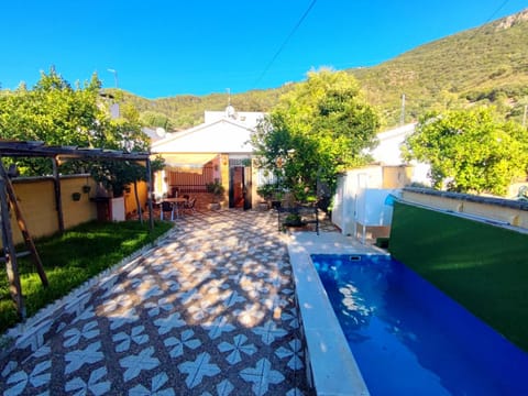 Property building, Natural landscape, Garden, Mountain view, Swimming pool