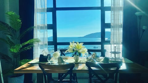 Natural landscape, Dining area, Sea view