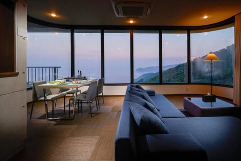 Natural landscape, Living room, Dining area, Sea view
