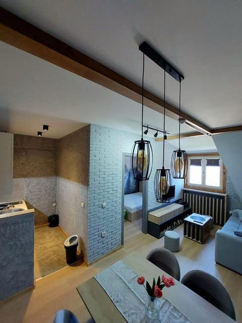 Kitchen or kitchenette, Living room, Photo of the whole room, Seating area, Bedroom