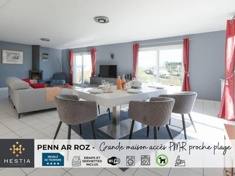 PENN AR ROZ - Grande maison familiale proche mer House in Saint-Pabu
