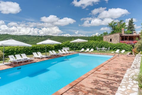 Property building, Living room, Swimming pool