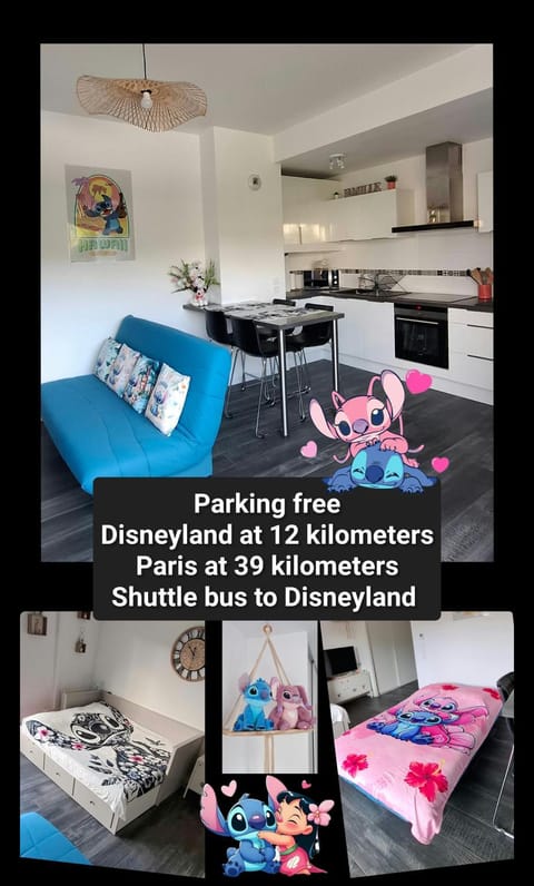 Appartement studio O fil de l'O à 12 kilomètres de Disneyland Paris Apartment in Île-de-France
