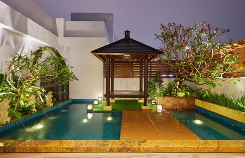 Patio, Night, Garden, Garden view, Breakfast