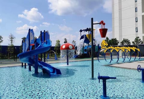 Children play ground, Pool view, Swimming pool