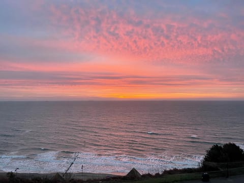 Nearby landmark, Natural landscape, Beach, Sea view, Sunset