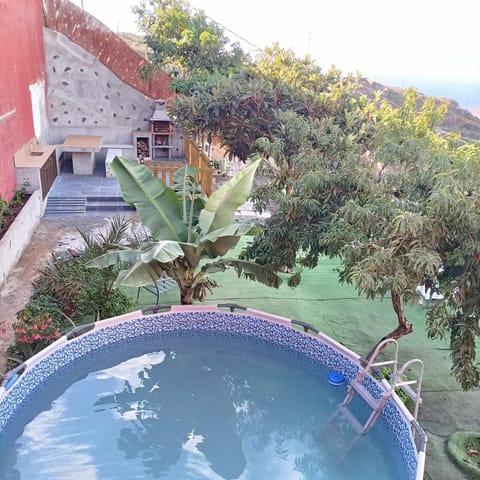 Spring, Day, Natural landscape, Garden, Garden view, Mountain view, Pool view, Swimming pool