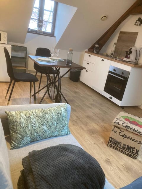 Kitchen or kitchenette, Living room, Dining area, minibar, pet friendly, stove