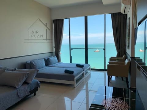 Bedroom, Sea view