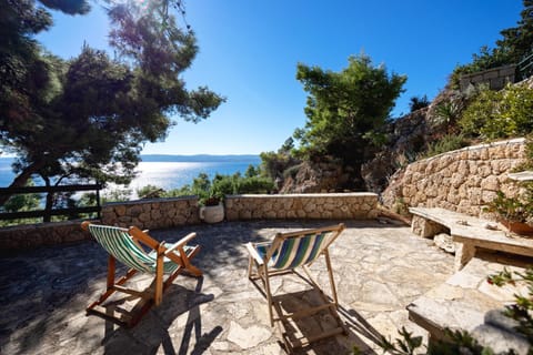 Patio, Day, Natural landscape, View (from property/room), Balcony/Terrace, Sea view