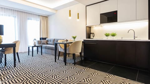 Living room, Seating area, Dining area