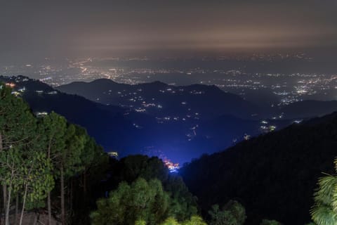 Natural landscape, Bird's eye view, Mountain view