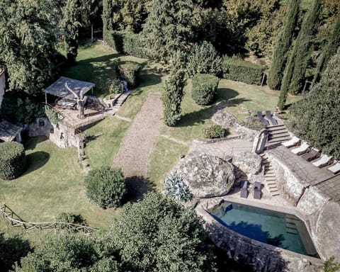 Natural landscape, Garden, Garden view, Pool view, Swimming pool