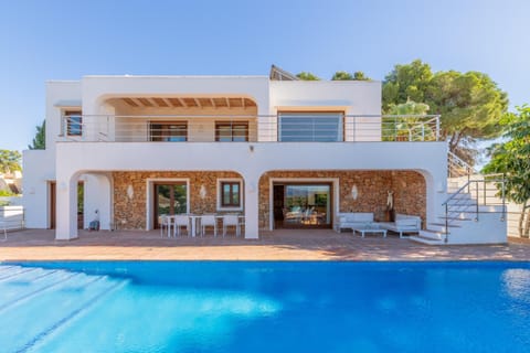 Property building, Living room, Swimming pool