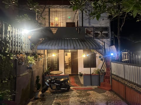 Property building, Night, Parking
