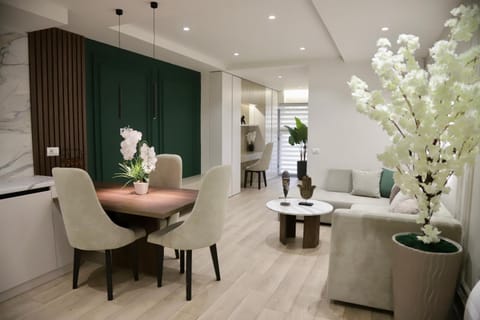 Living room, Seating area, Dining area
