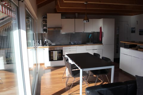 Kitchen or kitchenette, Dining area, oven, stove