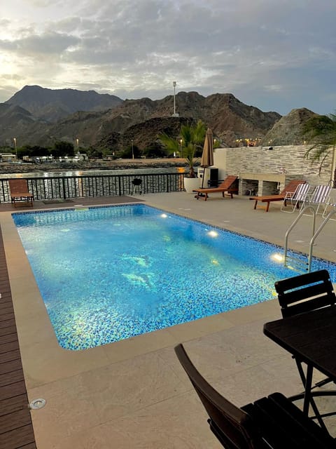 Natural landscape, Beach, Beach, Mountain view, Pool view, Swimming pool