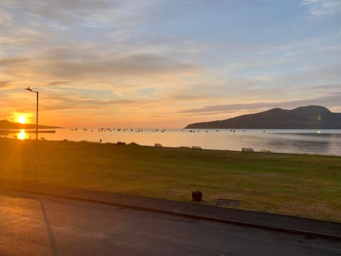 Beach, Beach, Sea view, Sunset