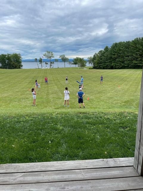 Hillside Estate - 14 Acre Waterfront Log home on Lake Champlain Villa in Grand Isle