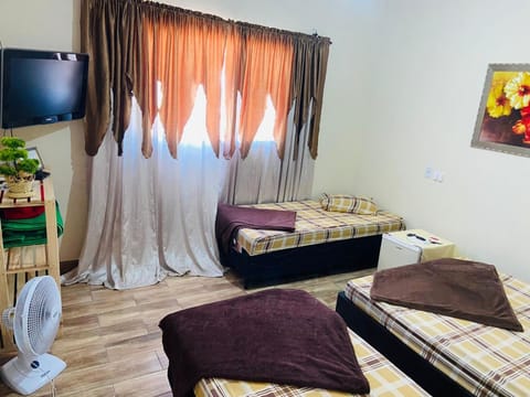 Bed, TV and multimedia, fireplace