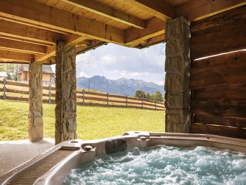 Hot Tub, View (from property/room), Balcony/Terrace, Mountain view