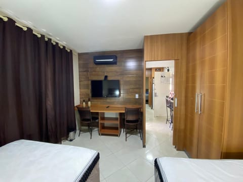 Bedroom, microwave, air conditioner