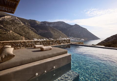 Day, Pool view, Sea view, sunbed