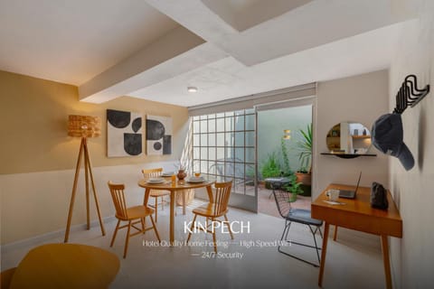 Patio, Living room, Dining area