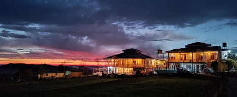 Property building, Sunset