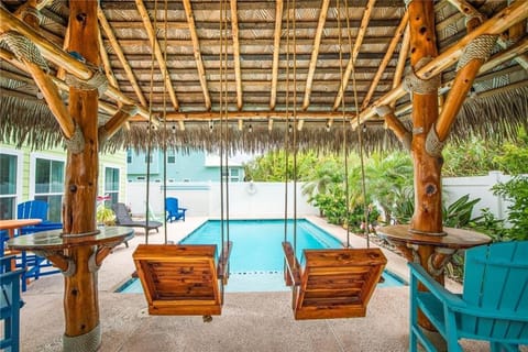 Patio, Garden, Seating area, Swimming pool, furniture