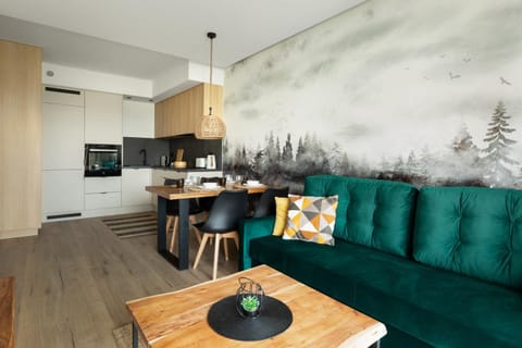 Kitchen or kitchenette, Living room, Seating area, Dining area, pet friendly, stove