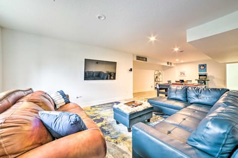 Game Room and On-Site Snow Trails! Bellaire Retreat House in Michigan