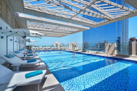 City view, Landmark view, Pool view, Sea view, Swimming pool, sunbed