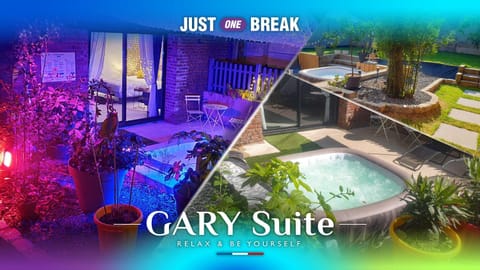 Patio, Night, Garden, Hot Tub, Photo of the whole room, Open Air Bath