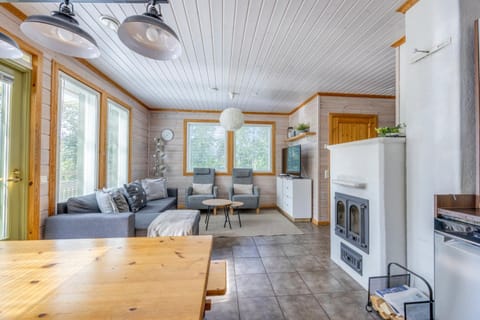 Living room, fireplace