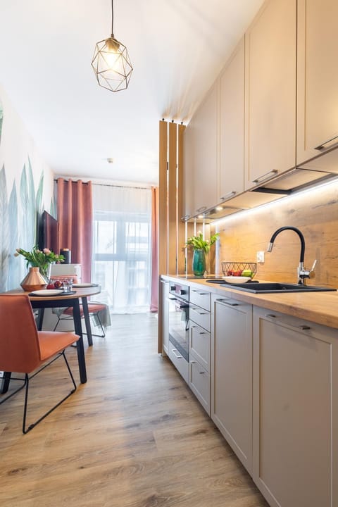 Kitchen or kitchenette, Dining area, stove
