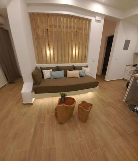 Bed, Living room, Photo of the whole room