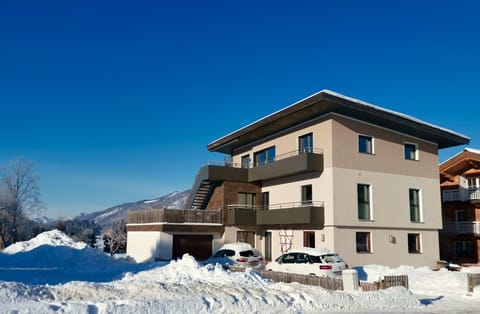 Property building, Winter, Mountain view