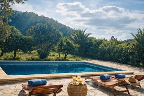 Natural landscape, Garden view, Mountain view, Pool view, sunbed