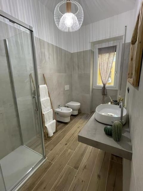 Shower, Bathroom, bidet, towels