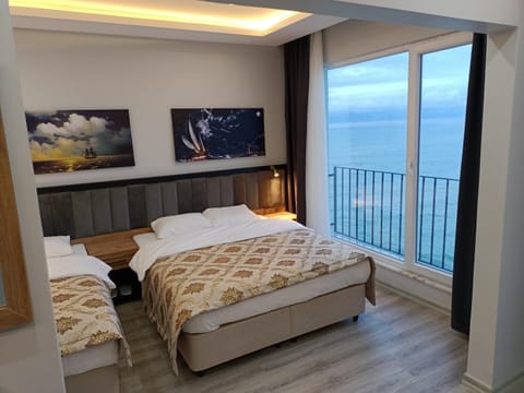 Bed, Natural landscape, View (from property/room), Bedroom